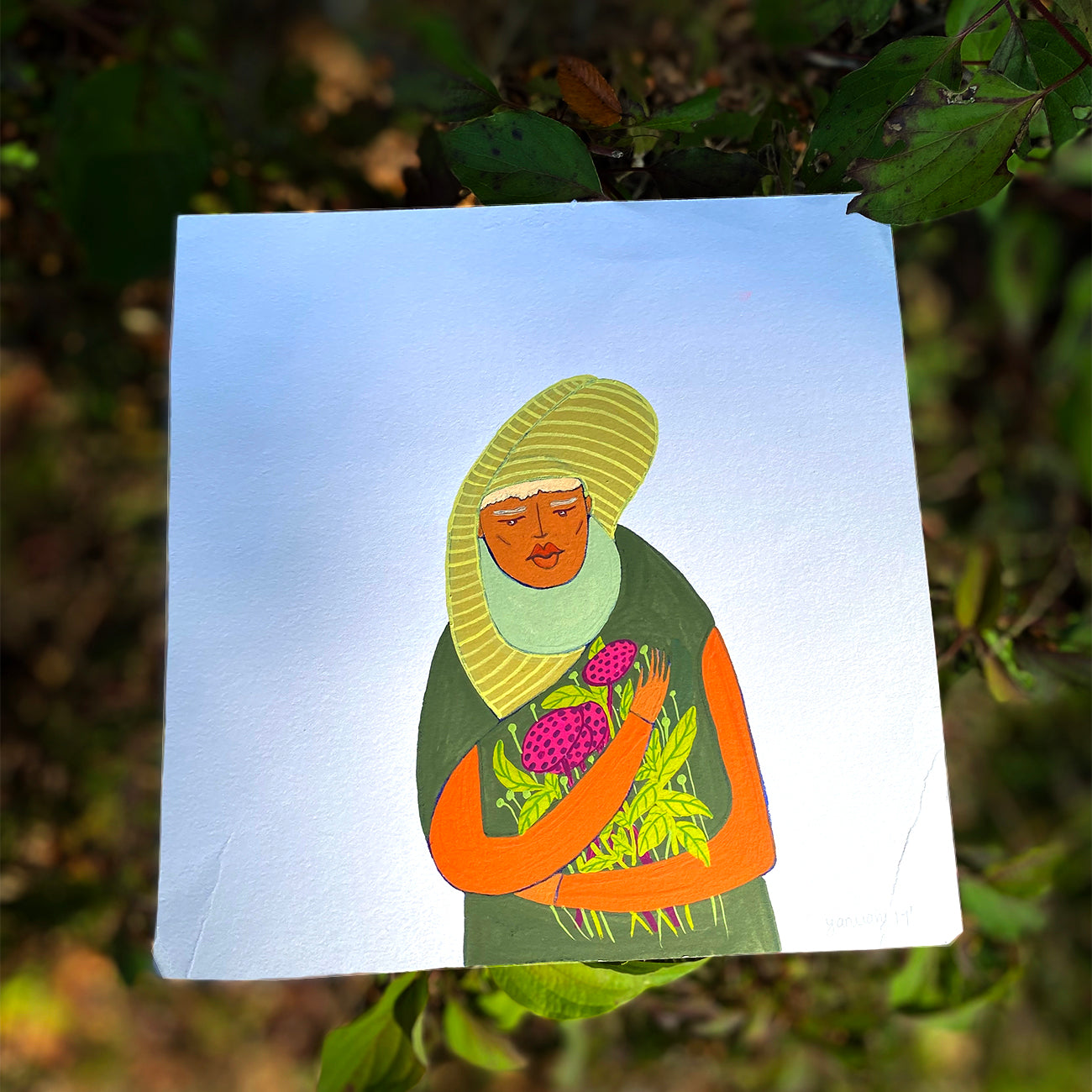 The Gardener - Original Painting