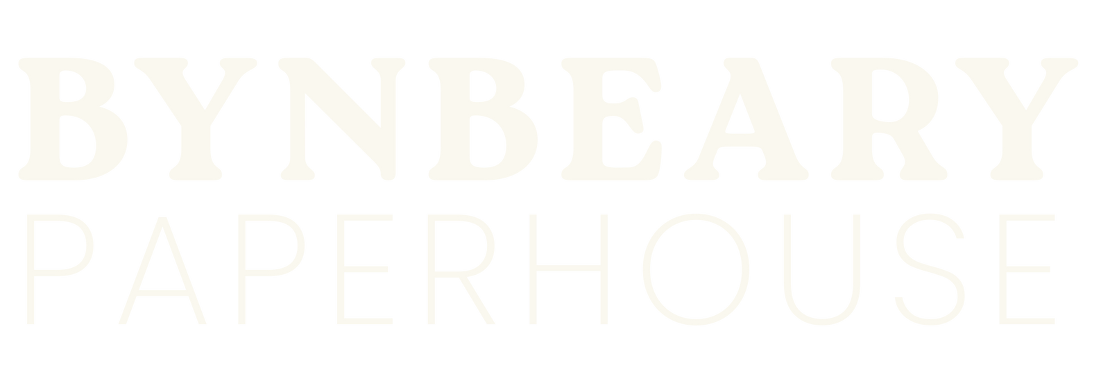 BYNBEARY PAPERHOUSE