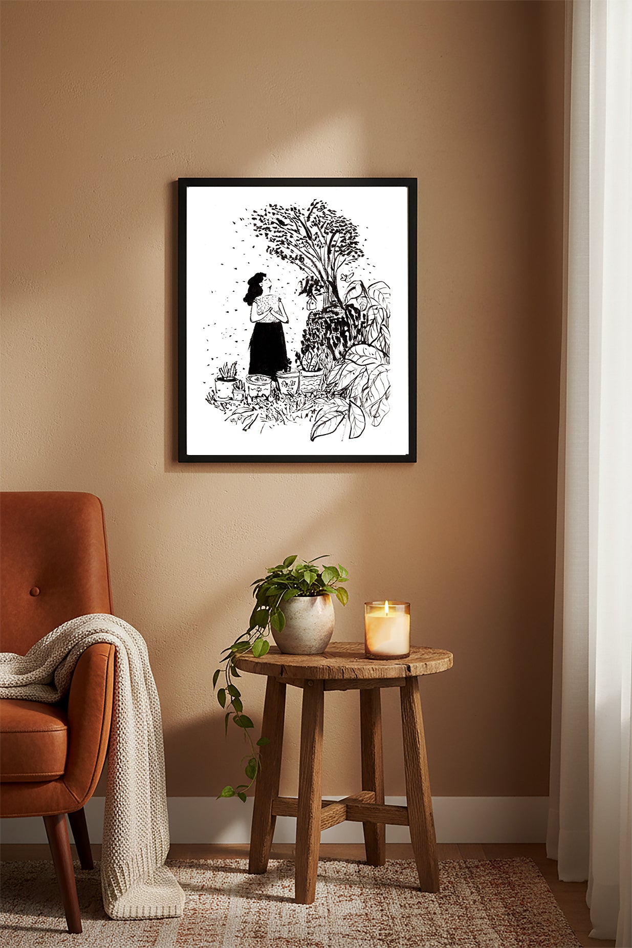 Nourishing My Garden - Archival Print