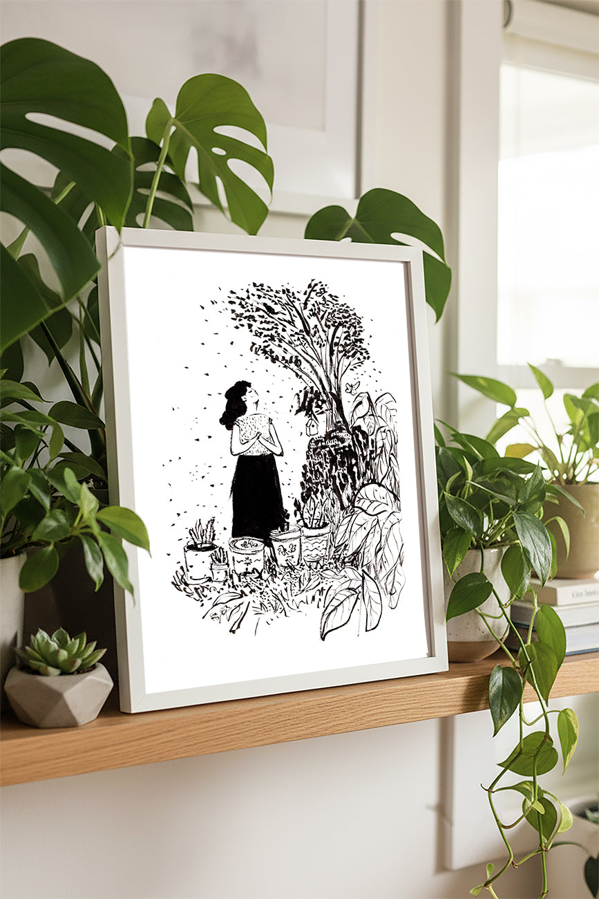 Nourishing My Garden - Archival Print