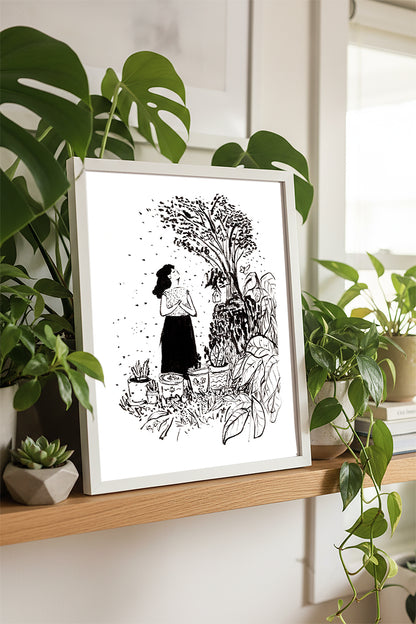 Nourishing My Garden - Archival Print