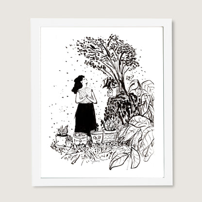 Nourishing My Garden - Archival Print