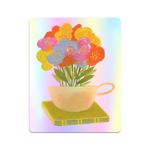 Tea Time - Holographic Sticker